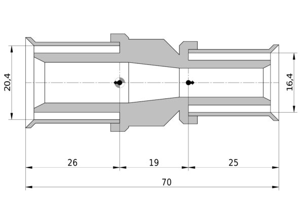 MF-100 Tecnosystemi flexibele goot